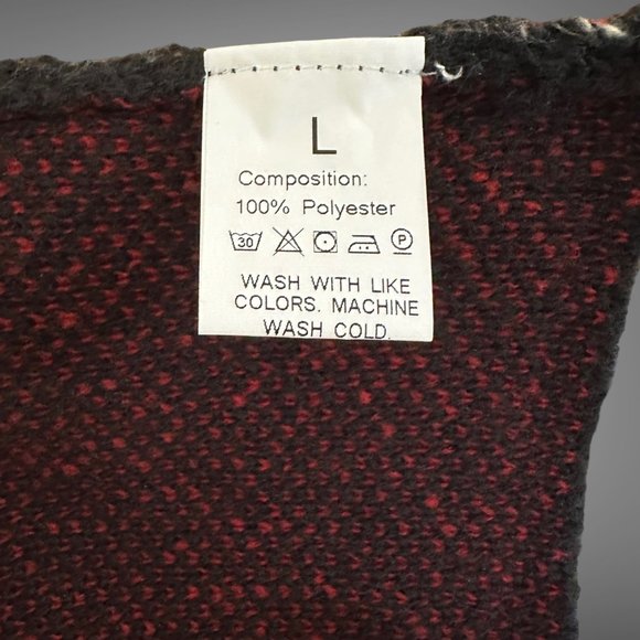 Womens Halter Crop Top Knit Large L Black Red Stretch Backless Mushroom … - Picture 16 of 16